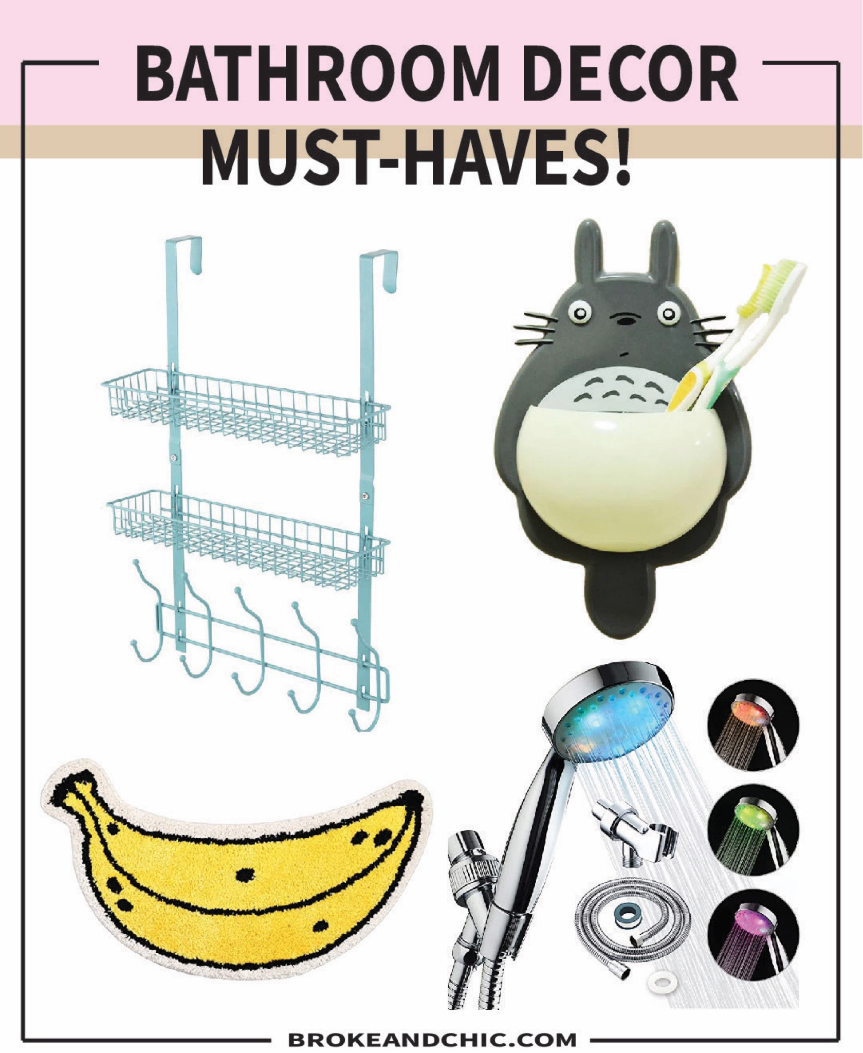 Obsessed with these bathroom
decor finds. The Totoro 😍

#LTKunder50 #LTKhome