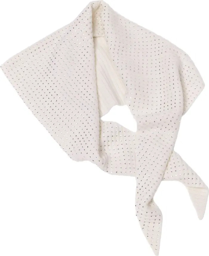 maje Rhinestone wool triangle scarf | Nordstrom | Nordstrom