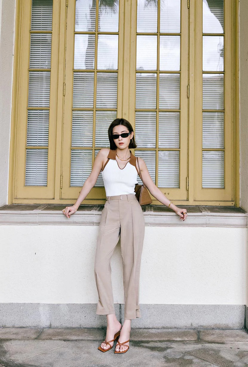 Romi Pants - Camel | Petite Studio NYC