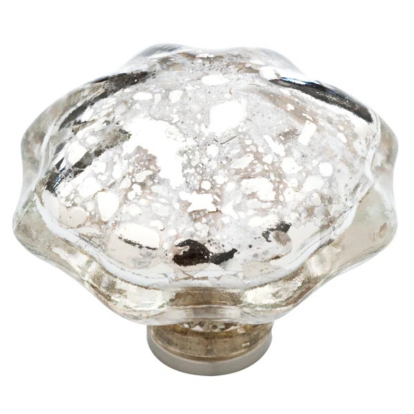Oversized Mercury Glass 1 7/16" Diameter Knob | Wayfair Professional