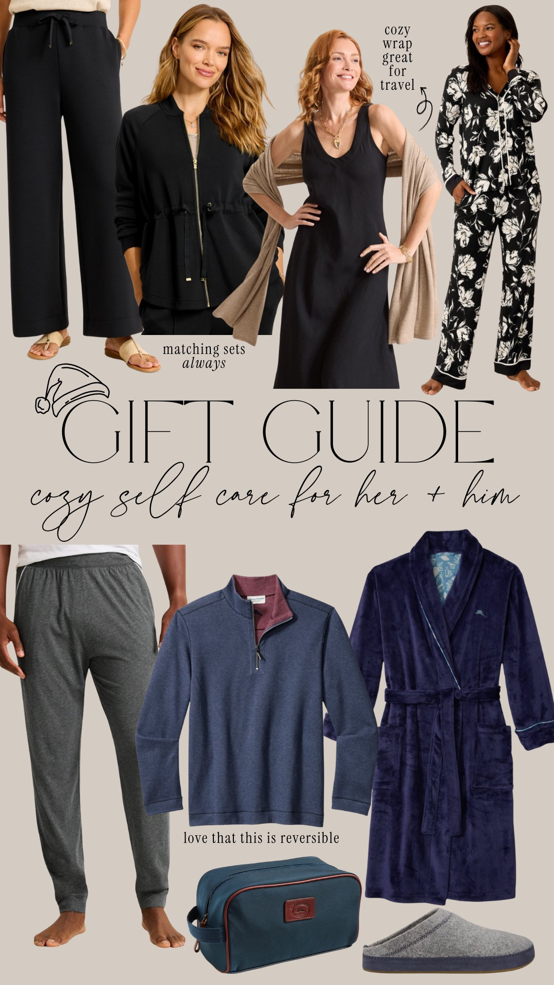 Holiday Gift Guide - cozy self care gifts for him & her from Tommy Bahama! 

 #LTKGiftGuide #LTKHoliday