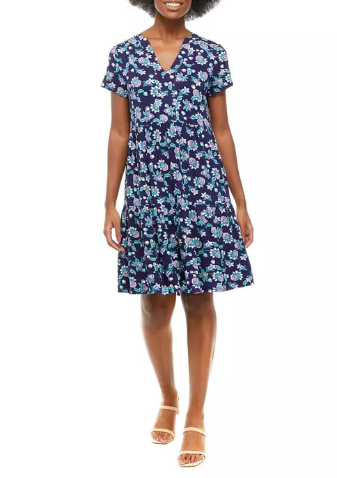 Women's Short Sleeve Babydoll Dress | Belk