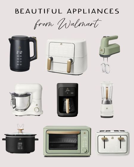 Beautiful kitchen appliances for your home 

Drew Barrymore appliances, air fryer, toaster, higher performance blender, white kitchen appliances, black kitchen appliances, hand mixer, toaster oven, electric kettle, stand mixer, coffee maker, slow cooker

#LTKFind #LTKfamily #LTKhome