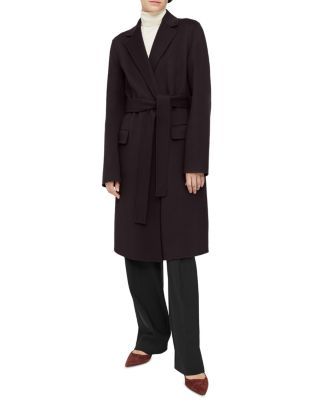 Wool Cashmere Doubled Breasted Fitted Coat | Bloomingdale's (CA)