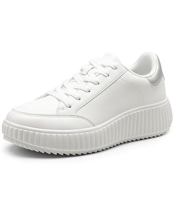 DREAM PAIRS Women Platform Chunky Sneakers Dee Comfortable Casual Fashion Sneaker | Amazon (US)