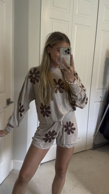 Amazon Ekouaer Summer Outfits for Women Soft Knit Lounge Sets Long Sleeve Top and Shorts 2 Piece Pajama Sets size small.  #amazon #amzonfinds #amazonmusthaves #amazonvirtualtryon #amazonfavorites #amazonfashion #founditonamazon #founditonamazonfashion 

#LTKStyleTip #LTKFindsUnder50 #LTKVideo