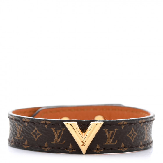 LOUIS VUITTON Monogram Essential V Bracelet 17 | Fashionphile