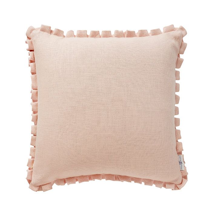 Beth Box Pleat Pillow in Peach | Caitlin Wilson Design