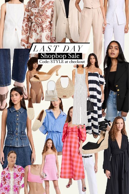 Shopbop Sale! 

Use code: STYLE at checkout to see discounted price. 

Spring style, designer sale, spring outfit, spring dress, vacation dress, blazer, work outfit, beige heels, summer shoes, vacation shoes

#LTKshoecrush #LTKstyletip #LTKsalealert