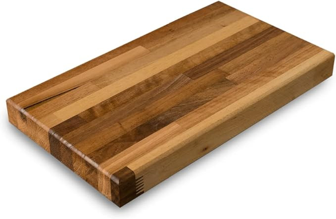 Walnut Chopping Board, Premium Wooden Meat Cutting Board. Wooden Serving Board, Blog Meat Choppin... | Amazon (UK)