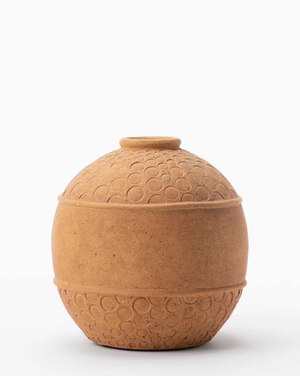 Embossed Terracotta Vase | McGee & Co.