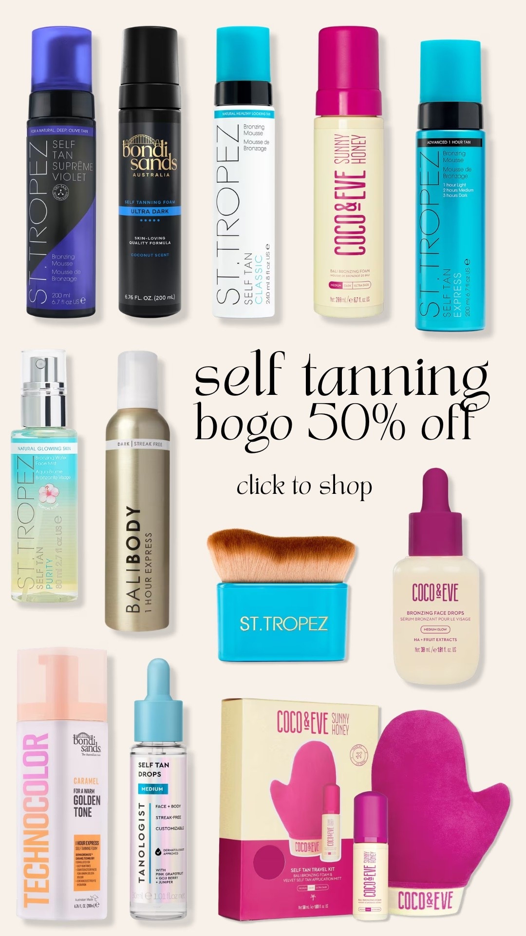 Self tanning BOGO 50% off at Ulta! ☀️

#LTKgrwm #LTKselfcare #LTKBeauty