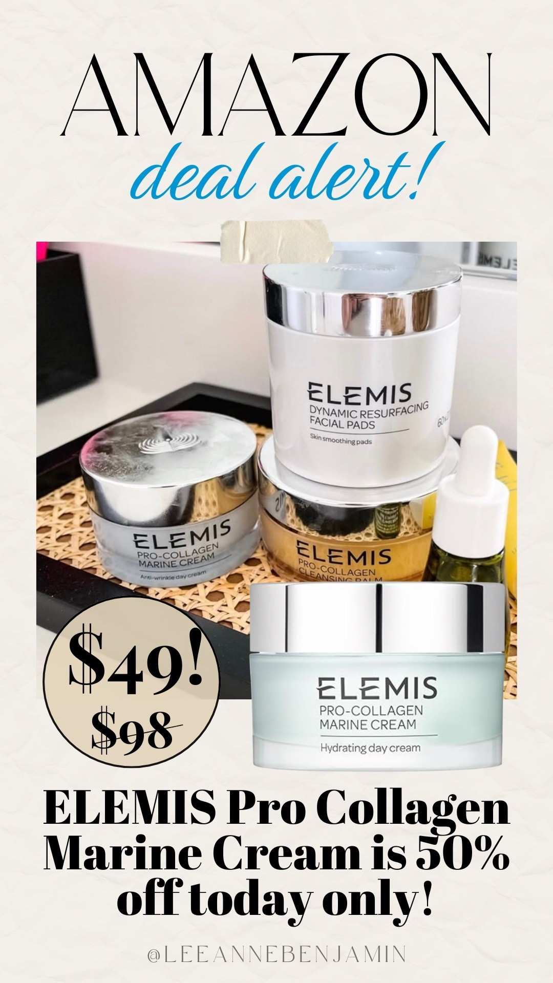 Only $49 for the pro collagen marine cream today! Act fast the deal ends this evening! 

#LTKBeauty #LTKSaleAlert #LTKmorningroutine