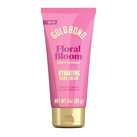 Gold Bond Floral Bloom Hydrating Hand Cream, Lightweight Everyday Hand Cream with Jojoba to Hydrate Skin and Niacinamide to Help Restore Skin’s Moisture Barrier, Fresh Floral Bloom Scent, 3 oz | Walmart (US)