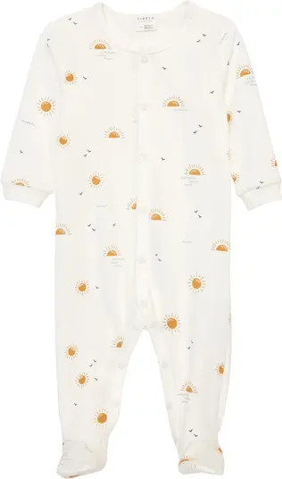Ocean Sun Print Footie | Nordstrom