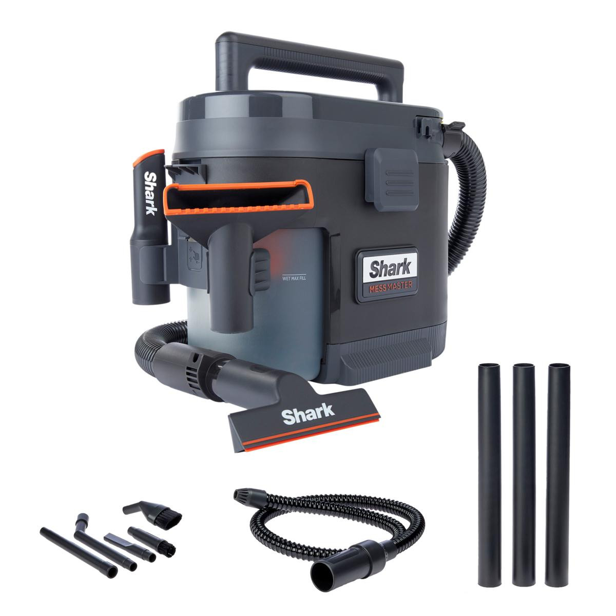 Shark Mess Master Wet/Dry Portable Vacuum with Home & Car Kit - 22043629 | HSN | HSN