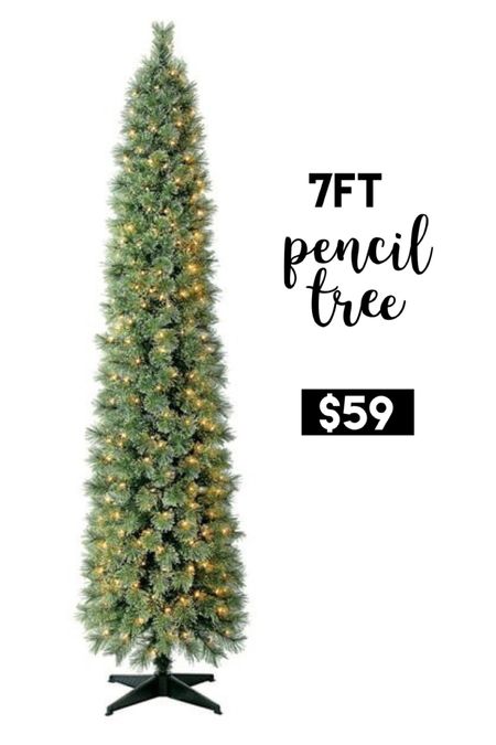 Walmart Christmas tree, pencil tree, skinny tree 

#LTKHoliday #LTKhome #LTKunder100