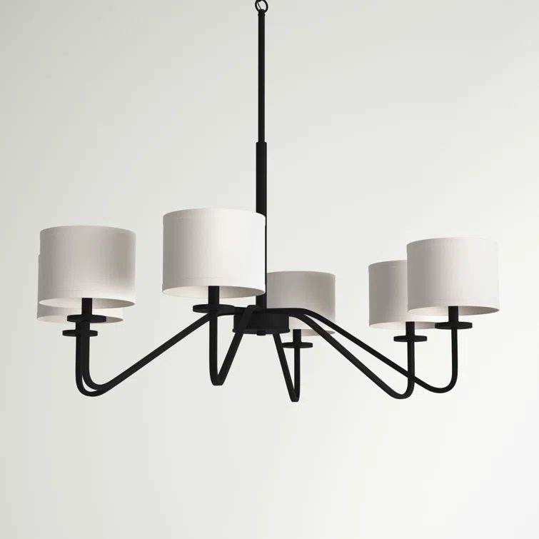 Loudoun 6 - Light Shaded Classic Chandelier | Wayfair North America