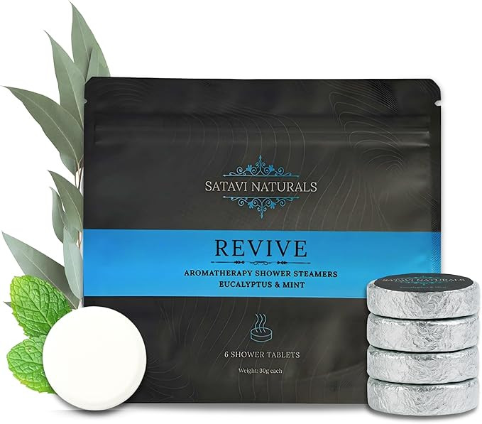 Eucalyptus & Mint Shower Steamers (6-Pack) - Aromatherapy Valentine’s Day Gifts for Her - Natur... | Amazon (US)