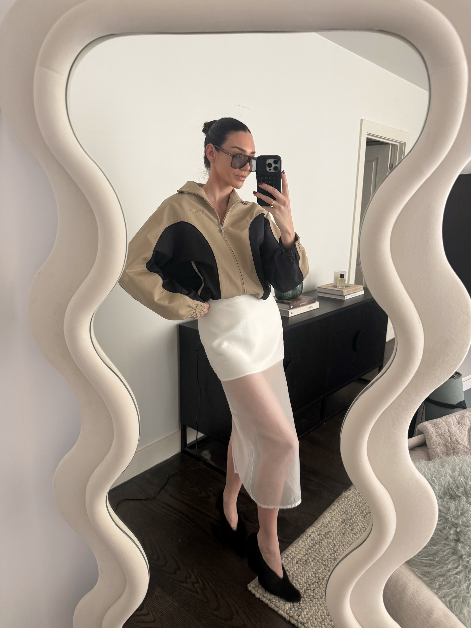 Tonight in Deering, Henne & Camilla & Marc 

Beige/black jacket
White midi skirt 
Black fluffy pointed heels 

#LTKaustralia #LTKspring #LTKstyletip