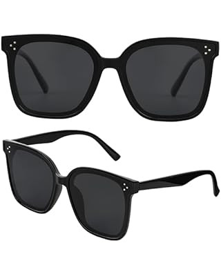 Appassal Retro Oversized Square Polarized Sunglasses for Womens Men Classic Trendy UV400 Vintage ... | Amazon (US)