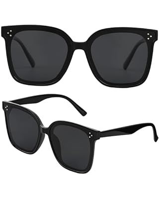 Appassal Retro Oversized Square Polarized Sunglasses for Womens Men Classic Trendy UV400 Vintage ... | Amazon (US)