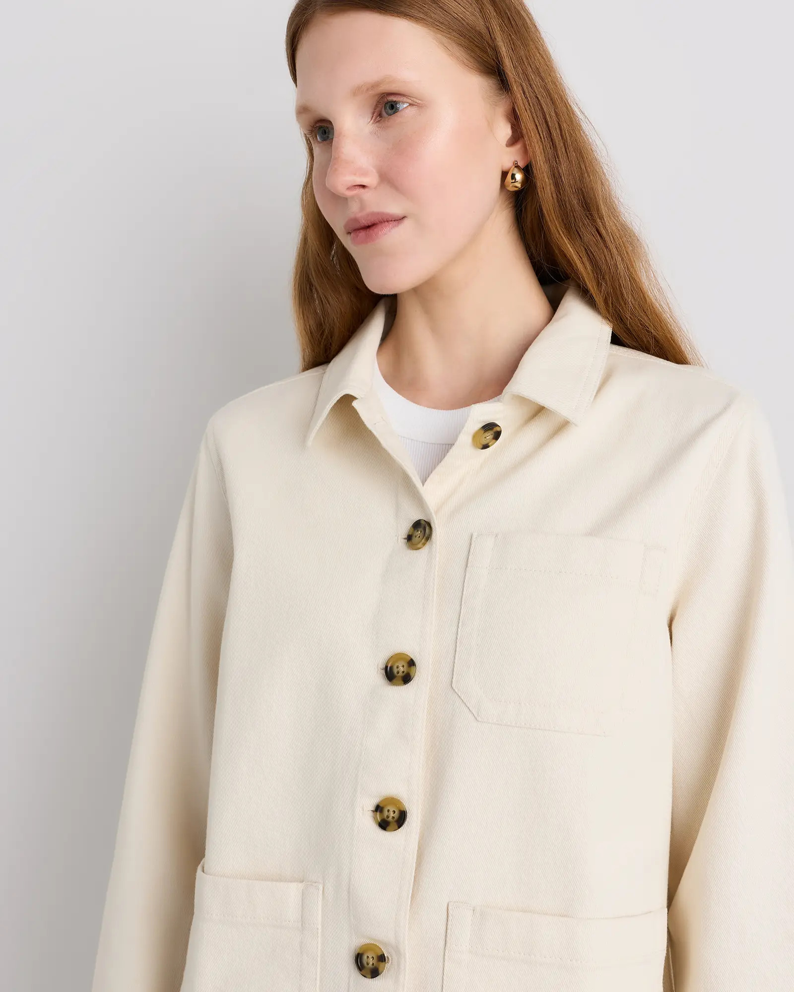 Organic Comfort Stretch Chore Jacket | Quince