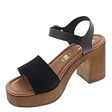 Seychelles Women's Manila Heeled Sandal, Black, 6.5 | Amazon (US)