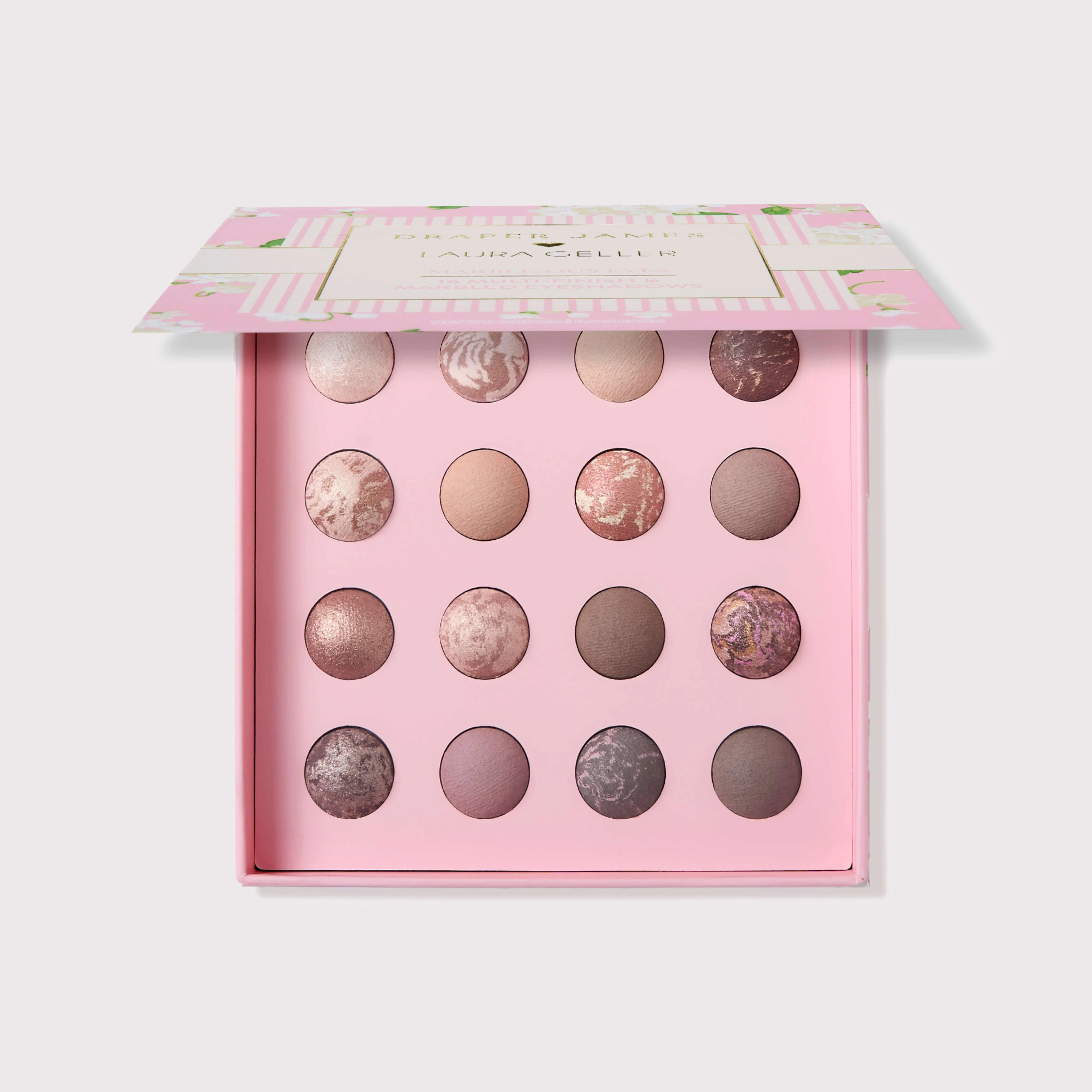 Draper James x Laura Geller  Marble-ous Eyes 16 Multi-Finish & Marbled Eyeshadows | Laura Geller