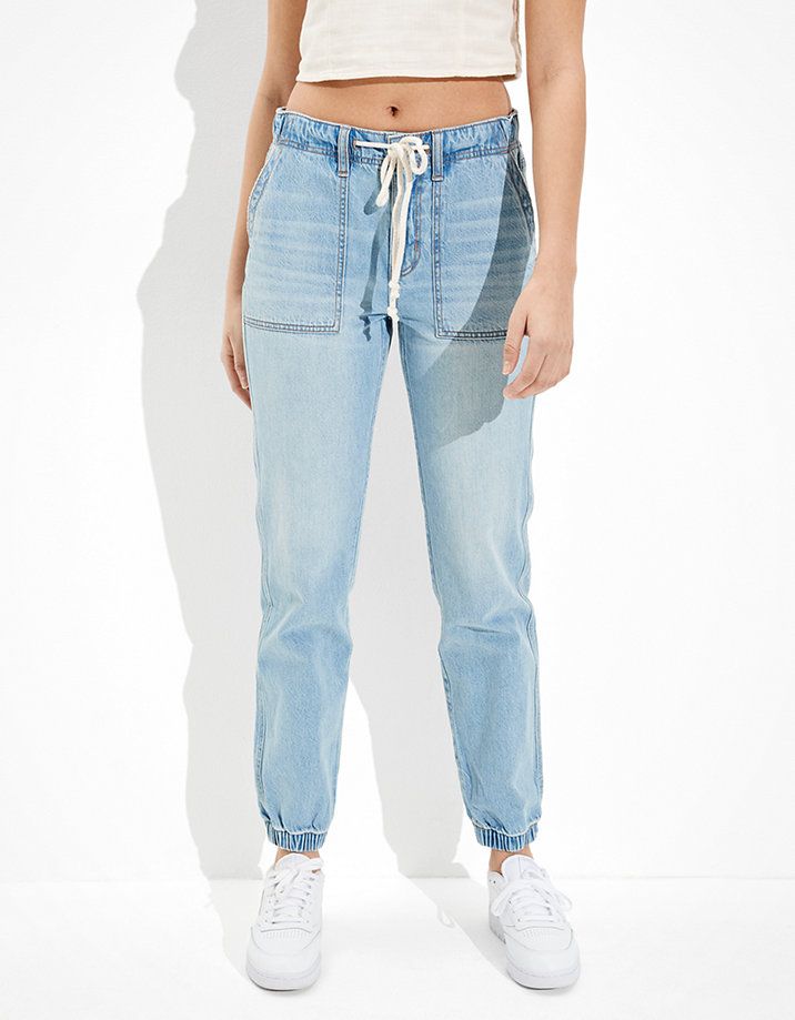 AE Denim Tomgirl Jogger | American Eagle Outfitters (US & CA)