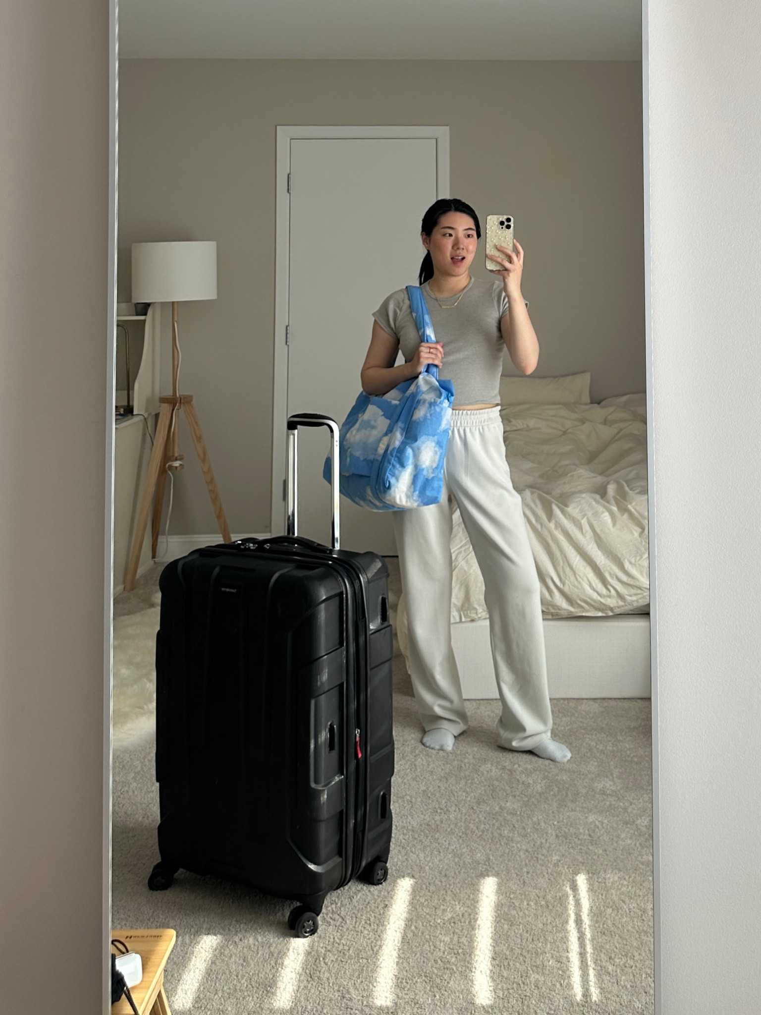 Casual and comfy airport outfit with luggage! 

#LTKitbag #LTKfit #LTKtravel