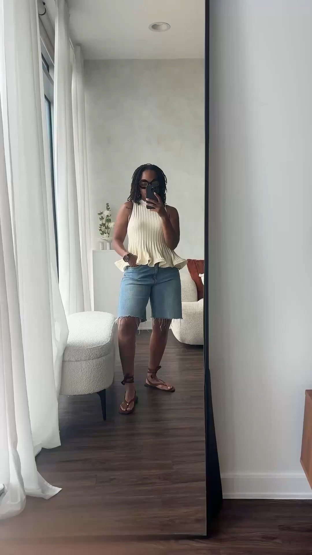 New summer sandals! Been wanting an easy neutral sandal for the warmer days and these were exactly what I was looking for! Paired them with some of my other repeatable items! Just another day I’m enjoying my wardrobe !

#LTKootd #LTKSeasonal #LTKOver40