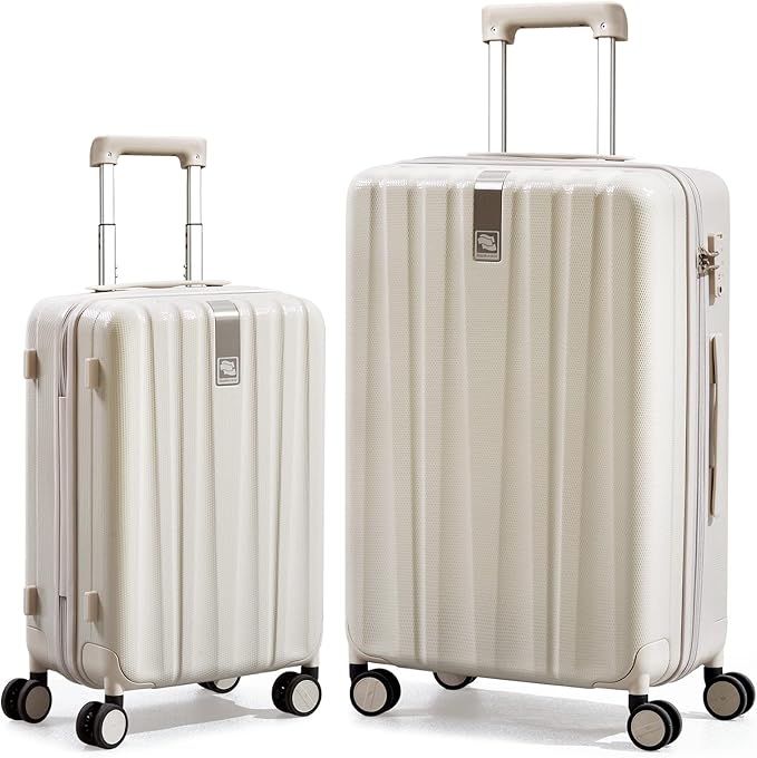 Hanke 20/29 Inch Carry On Luggage Sets 2 Piece Hard Shell Suitcases with Spinner Wheels Extra Lar... | Amazon (US)