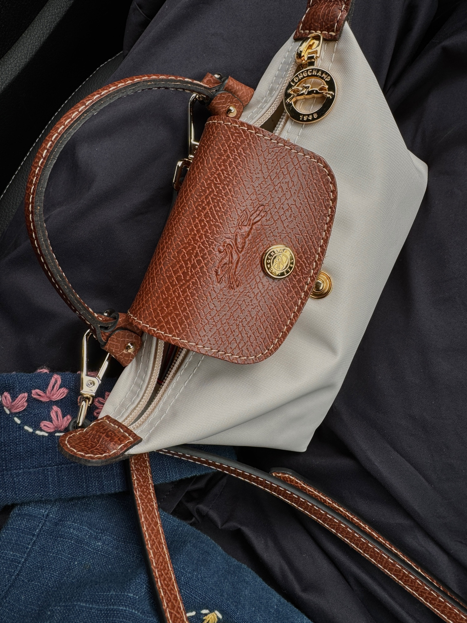 Longchamp Le Pliage Pouch 🧸
(with added strap) 

#LTKStyleTip #LTKU