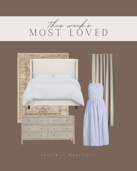 This week’s follower favorites include our upholstered bed, an affordable summer dress from Walmart, and blackout curtains that are such high quality!

#summer #livingroom #rug #dresser #home 

#LTKsalealert #LTKhome #LTKSeasonal