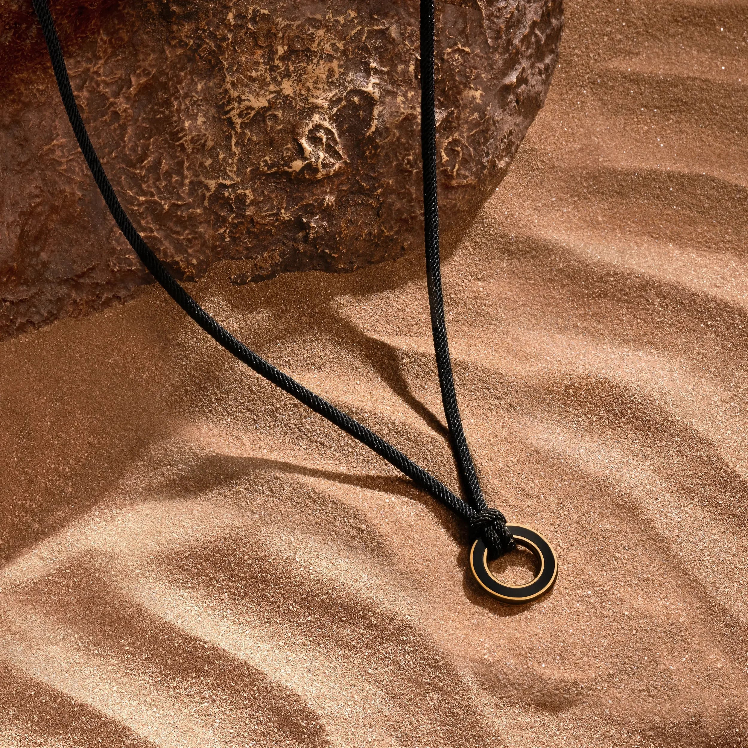 Soulful Exploration Onyx Karma Circle Black String Necklace | Unique Spiritual Jewelry and Home D... | Karma and Luck