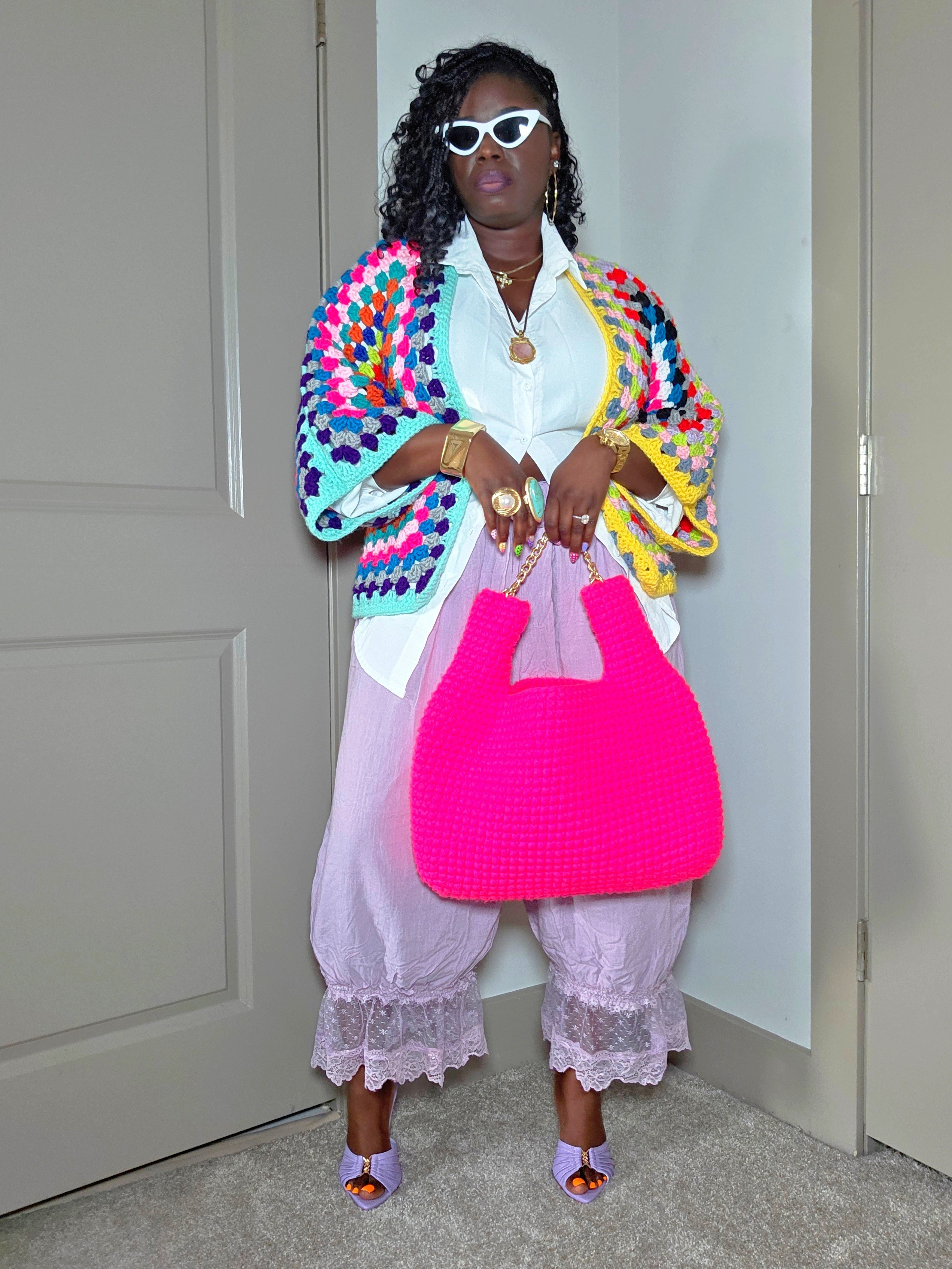 Colorful Spring Inspo for your crochet look#ltkcrochet 

#LTKMidsize #LTKootd
