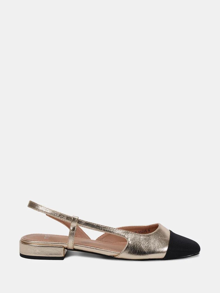 Goud - Novo CLASSIC Slingback Flat Shoes | Next EU