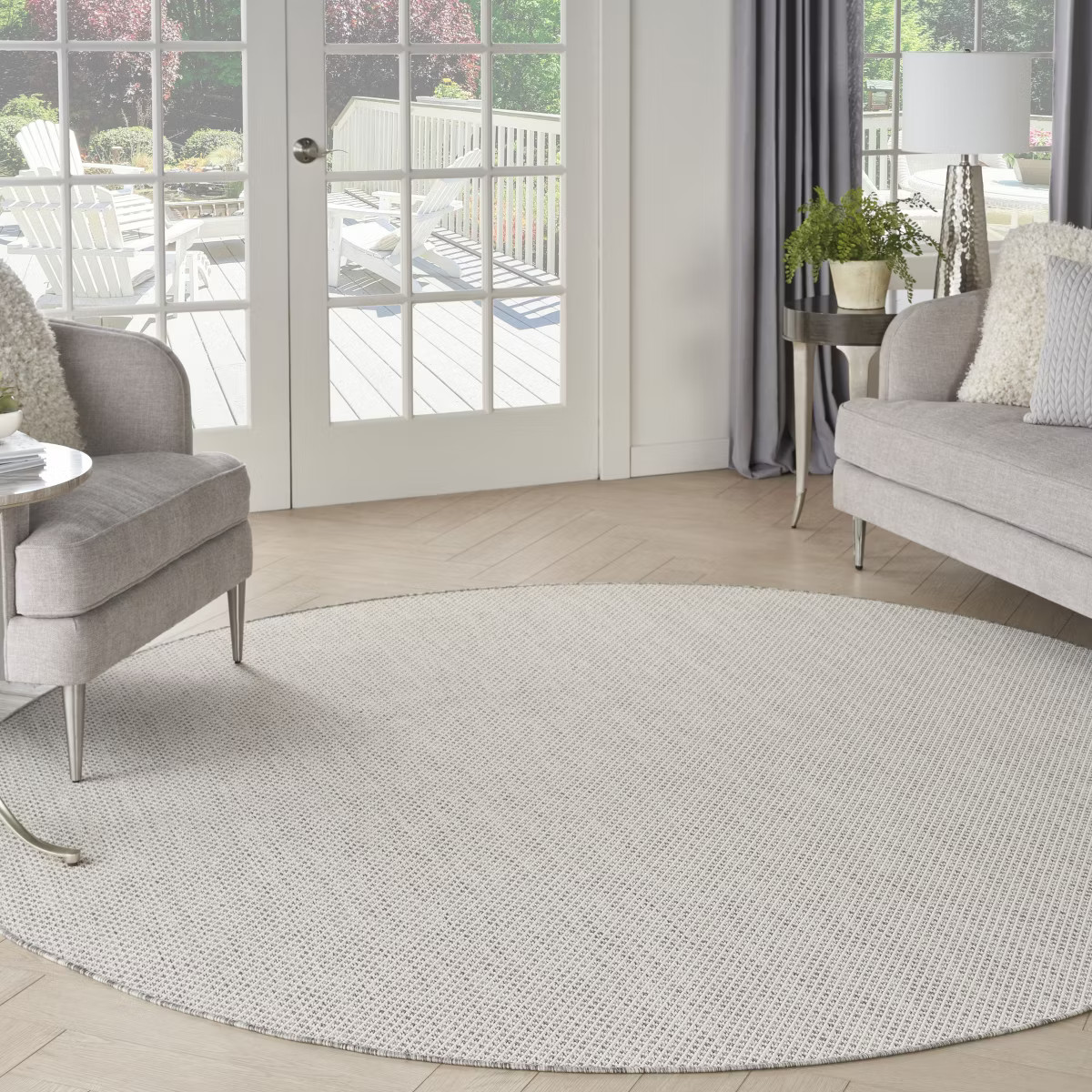 Nourison Courtyard Modern Easy Care Outdoor Rug | Target