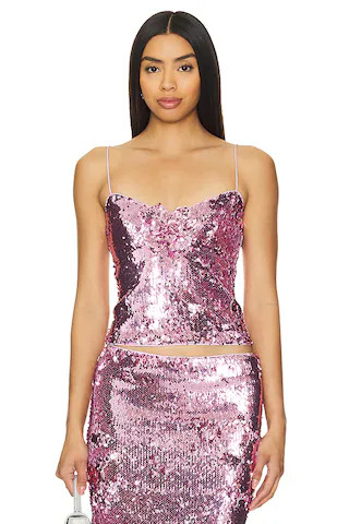 Lovers and Friends x Bridget Lilium Top in Pink from Revolve.com | Revolve Clothing (Global)