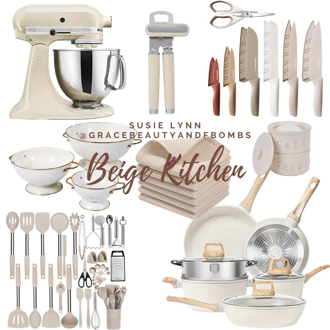 Amazon’s Big Spring Deals are still happening and here are the cutest beige kitchen accessories!
#beigekitchen #beigekitchenaid #beigekitchenaccessories #neutralkitchen #neutralkitchenaccessories #bigspringdeals #amazon #kitchenaid 

#LTKSaleAlert #LTKHome #LTKStyleTip