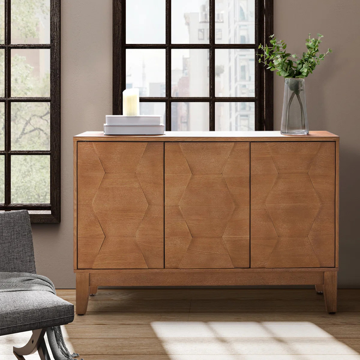 Sara 45'' Sideboard with Solid Wood Legs | Wayfair North America