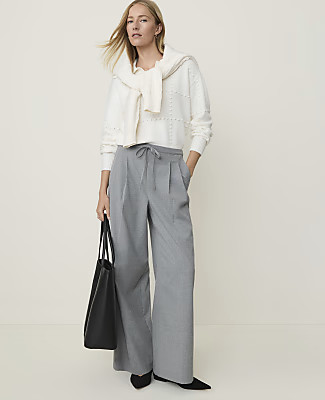 Ann Taylor Weekend Easy Fit Wide-Leg Pant | Ann Taylor