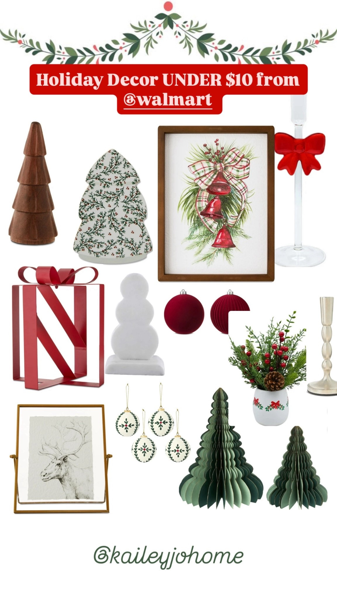 Christmas decor under $10 at Walmart 

#LTKHoliday #LTKGiftGuide #LTKSeasonal