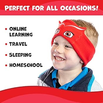 PJ Masks Owlette Kids Headphones by CozyPhones - Over The Ear Headband Headphones - Volume Limited w | Amazon (US)