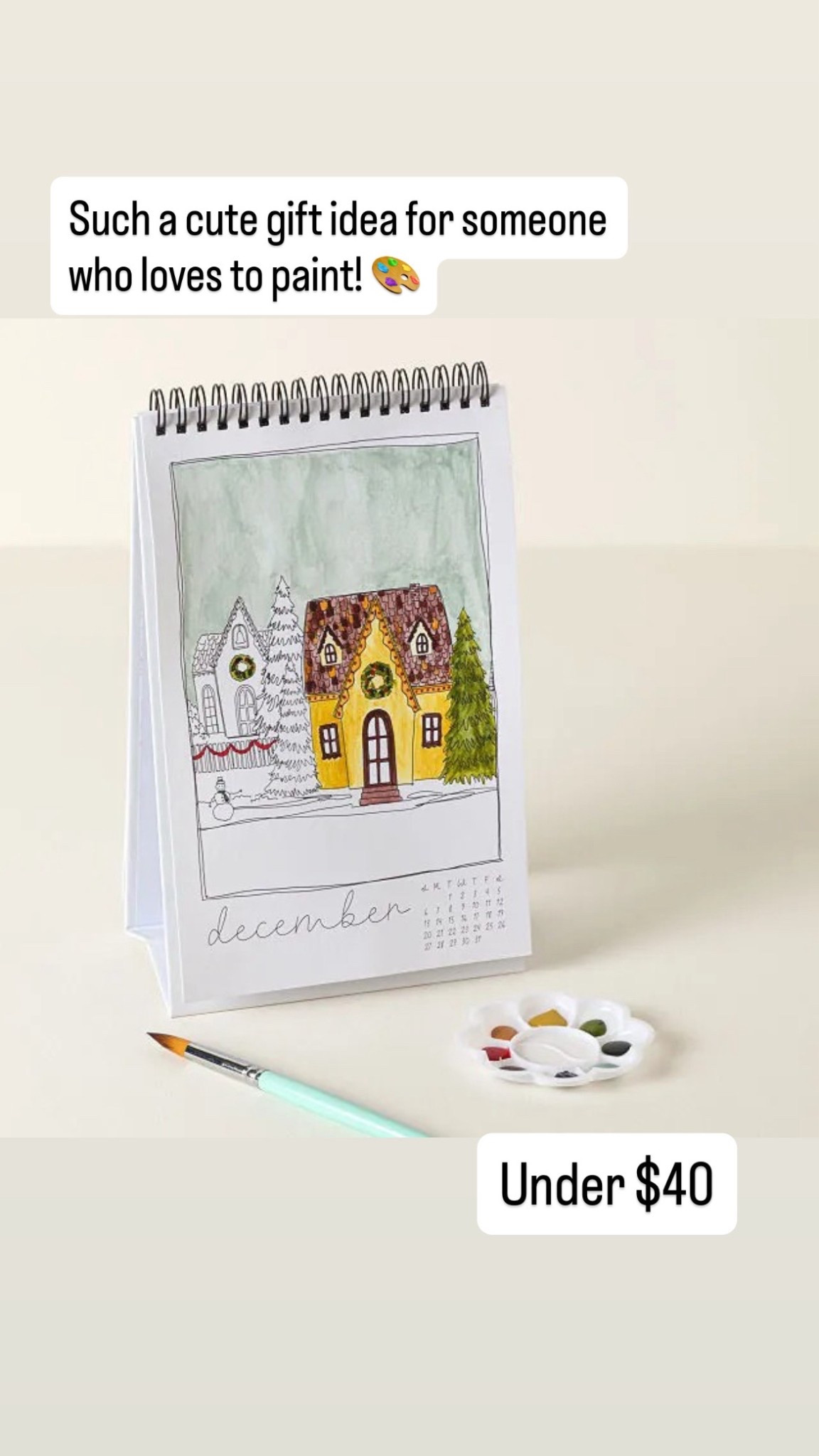 This small desk calendar with pages you can color or paint makes such a cute gift for the artist in your life! Under $40 at Uncommon Goods. 👍🏻

#giftidea #stockingstuffer #holiday #christmas #calendar

#LTKHoliday #LTKFindsUnder50 #LTKGiftGuide