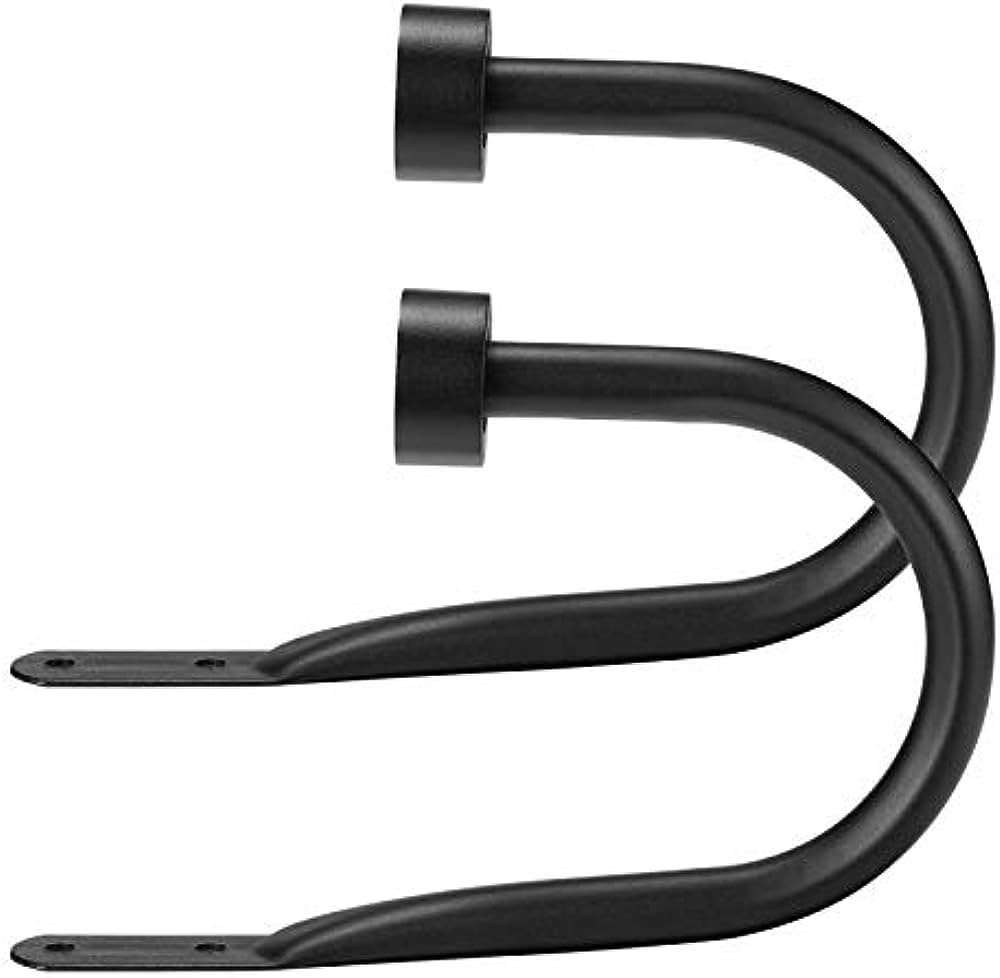 Drapery Holdback,Quality Metal Decorative Curtain Holdbacks with Zinc Alloy Cap Finials,Rust-Proo... | Amazon (US)