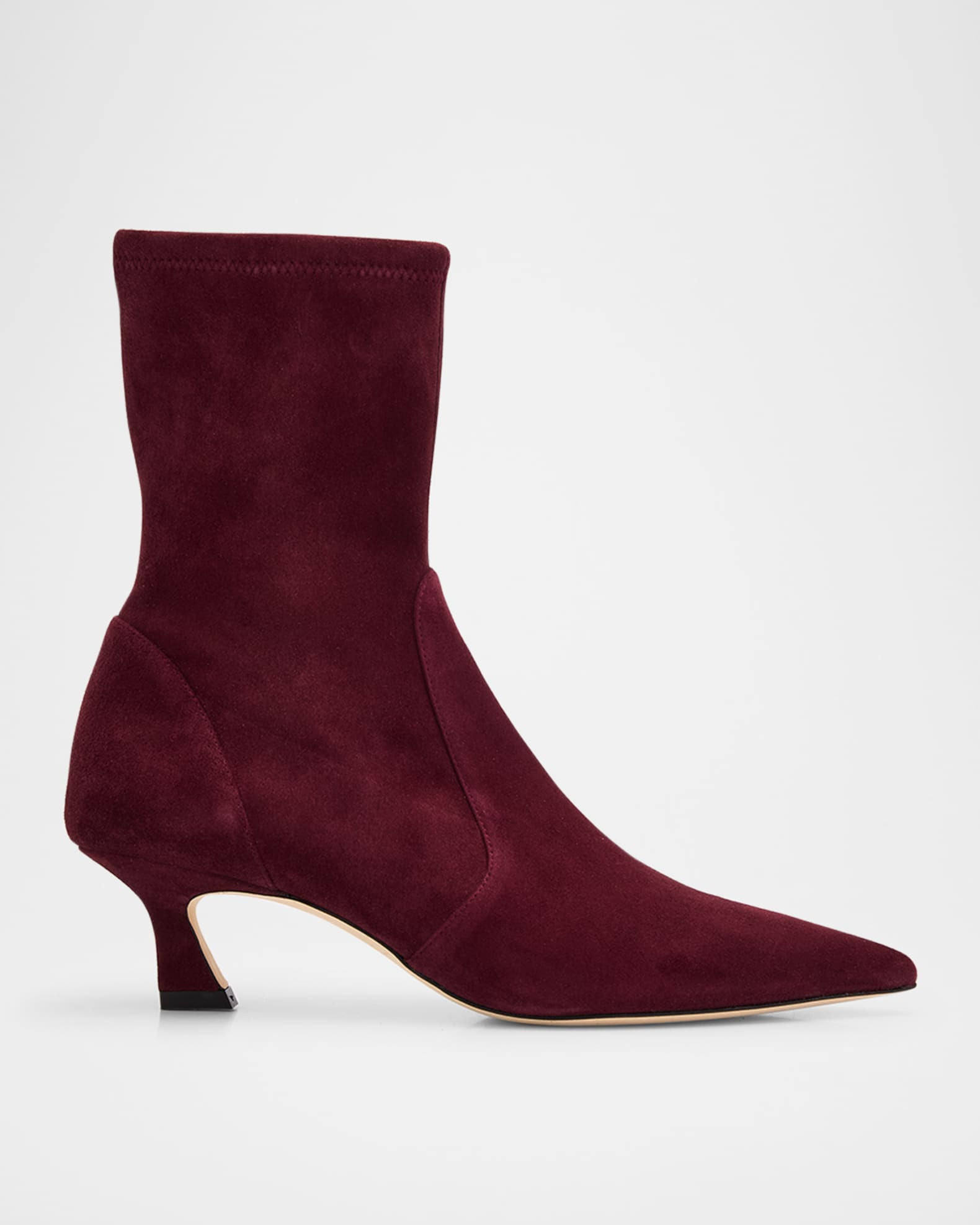 Vinnie Suede Stretch Booties | Neiman Marcus