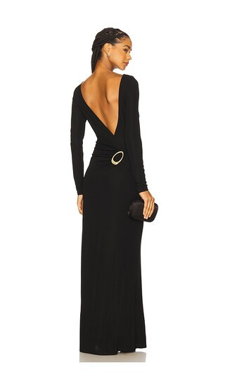 The Mesha Gown in Black | Revolve Clothing (Global)