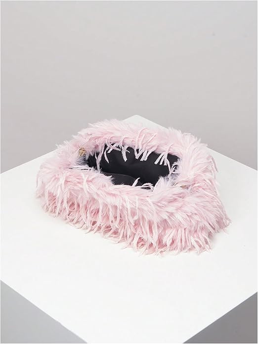 Verdusa Women's Fuzzy Handbags Clutch Purses Y2k Furry Plush Evening Bags | Amazon (US)